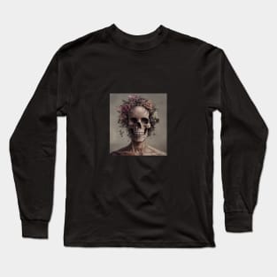 Skeleton 💀☠️🌷💐 Long Sleeve T-Shirt